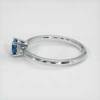 0.55 Ct. Sapphire Ring, Platinum 950 4