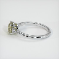 1.60 Ct. Yellow Sapphire Ring, Platinum 950 4
