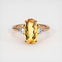 3.64 Ct. Gemstone Ring, 14K Rose Gold 1