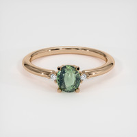 0.73 Ct. Gemstone Ring, 14K Rose Gold 1