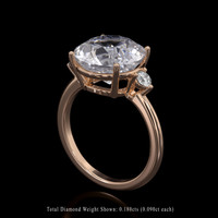 5.38 Ct. Gemstone Ring, 14K Rose Gold 2