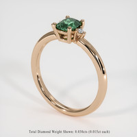 0.63 Ct. Gemstone Ring, 14K Rose Gold 2