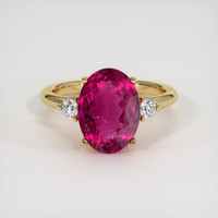 3.99 Ct. Gemstone Ring, 14K Rose Gold 1