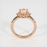 2.33 Ct. Padparadscha Sapphire Ring, 14K Rose Gold 3