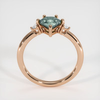 1.26 Ct. Sapphire Ring, 14K Rose Gold 3