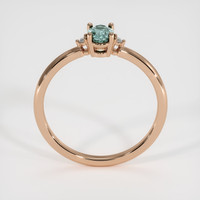 0.73 Ct. Sapphire Ring, 14K Rose Gold 3