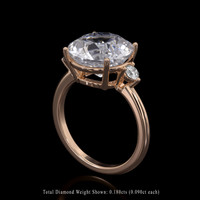 5.38 Ct. Gemstone Ring, 18K Rose Gold 2