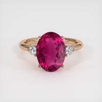 3.99 Ct. Gemstone Ring, 18K Rose Gold 1