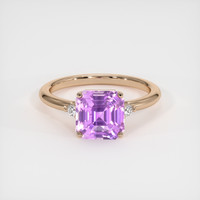 3.04 Ct. Sapphire Ring, 18K Rose Gold 1