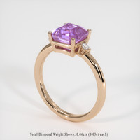 3.04 Ct. Sapphire Ring, 18K Rose Gold 2