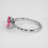 2.12 Ct. Pink Sapphire Ring, 10K White Gold 4