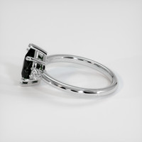 2.06 Ct. Color Change Sapphire Ring, 10K White Gold 4