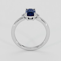1.48 Ct. Blue Sapphire Ring, 10K White Gold 3
