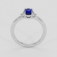 1.15 Ct. Blue Sapphire Ring, 10K White Gold 3