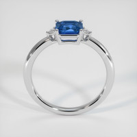 1.29 Ct. Blue Sapphire Ring, 10K White Gold 3