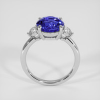4.05 Ct. Blue Sapphire Ring, 14K White Gold 3