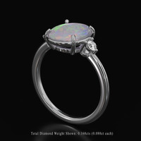 1.61 Ct. Gemstone Ring, 14K White Gold 2