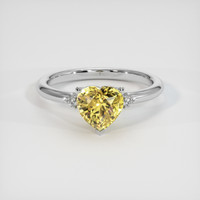 1.66 Ct. Gemstone Ring, 14K White Gold 1