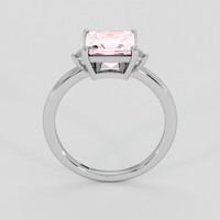 1.68 Ct. Pink Morganite Ring, 14K White Gold 3