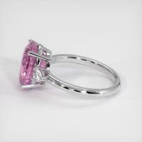 5.10 Ct. Sapphire Ring, 14K White Gold 4