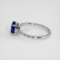 1.69 Ct. Blue Sapphire Ring, 14K White Gold 4