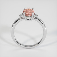 2.00 Ct. Sapphire Ring, 14K White Gold 3