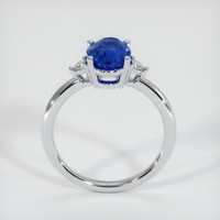 0.61 Ct. Sapphire Ring, 18K White Gold 3