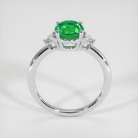 1.16 Ct. Emerald Ring, 18K White Gold 3