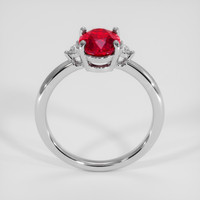 1.97 Ct. Ruby Ring, 18K White Gold 3