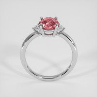 2.04 Ct. Padparadscha Sapphire Ring, 18K White Gold 3