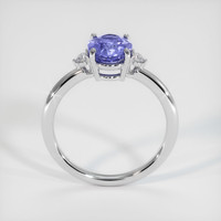 2.57 Ct. Sapphire Ring, 18K White Gold 3