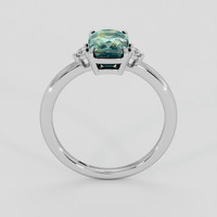 2.20 Ct. Bi Color Sapphire Ring, 18K White Gold 3