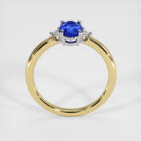 1.15 Ct. Bi Color Sapphire Ring, 14K White & Yellow 3
