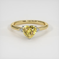 1.66 Ct. Gemstone Ring, 14K White & Yellow 1