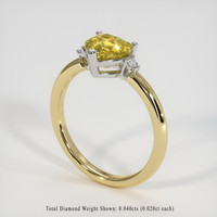 1.66 Ct. Gemstone Ring, 14K White & Yellow 2