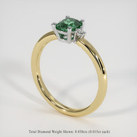 0.63 Ct. Gemstone Ring, 14K White & Yellow 2