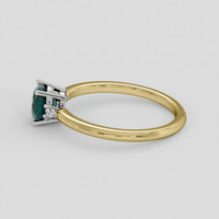 1.41 Ct. Bluish Green Sapphire Ring, 14K White & Yellow 4