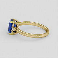 1.70 Ct. Blue Sapphire Ring, 10K Yellow Gold 4