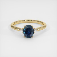 1.72 Ct. Sapphire Ring, 14K Yellow Gold 1
