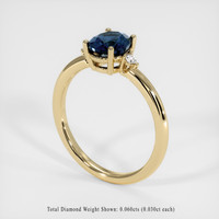1.72 Ct. Sapphire Ring, 14K Yellow Gold 2