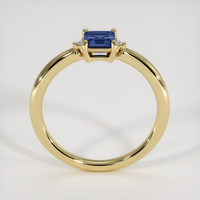 0.89 Ct. Blue Sapphire Ring, 14K Yellow Gold 3