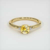 0.90 Ct. Sapphire Ring, 14K Yellow Gold 1