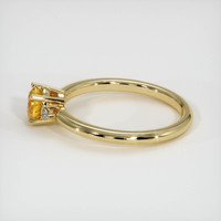0.90 Ct. Sapphire Ring, 14K Yellow Gold 4