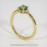 0.73 Ct. Gemstone Ring, 14K Yellow Gold 2