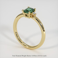 0.63 Ct. Gemstone Ring, 14K Yellow Gold 2