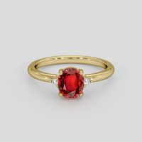 1.98 Ct. Ruby Ring, 14K Yellow Gold 1