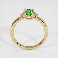 0.79 Ct. Sapphire Ring, 14K Yellow Gold 3