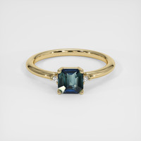 1.06 Ct. Sapphire Ring, 14K Yellow Gold 1