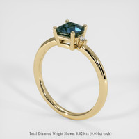 1.06 Ct. Sapphire Ring, 14K Yellow Gold 2