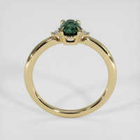 1.10 Ct. Bluish Green Sapphire Ring, 14K Yellow Gold 3